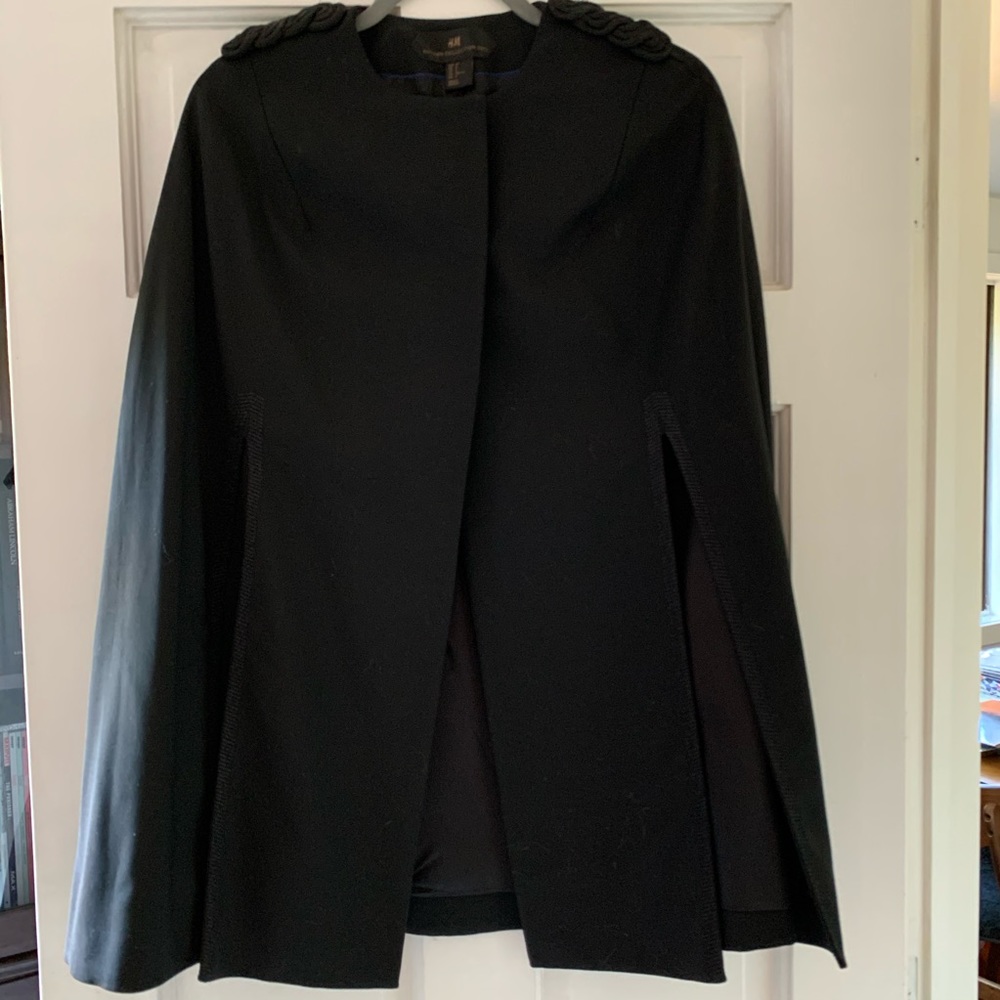 Black formal cape